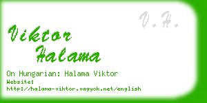 viktor halama business card